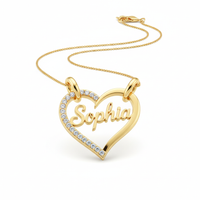 Heart Name Pendant